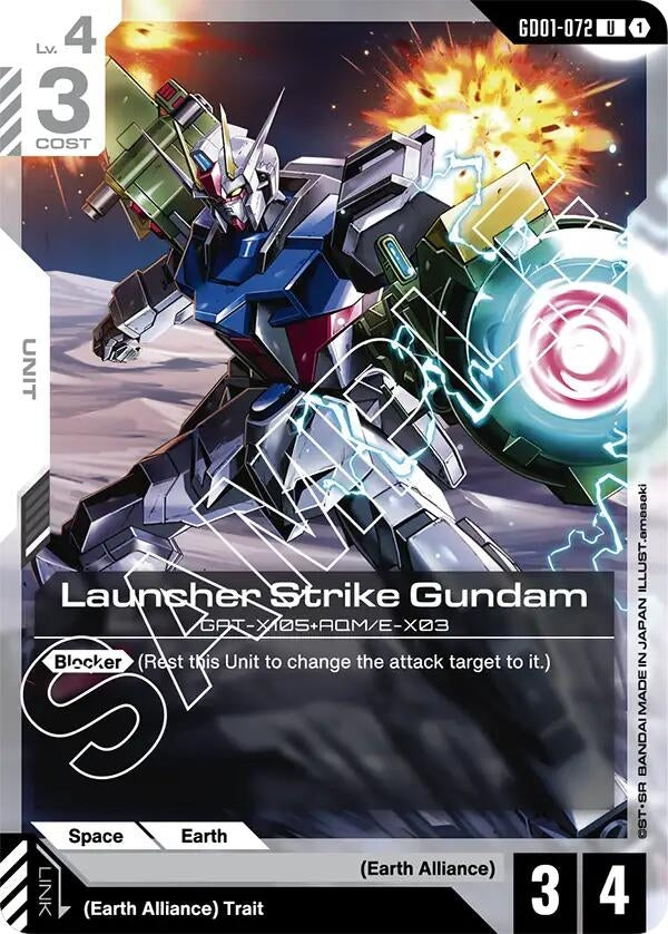 [GD01-072] Launcher Strike Gundam (Newtype Rising)