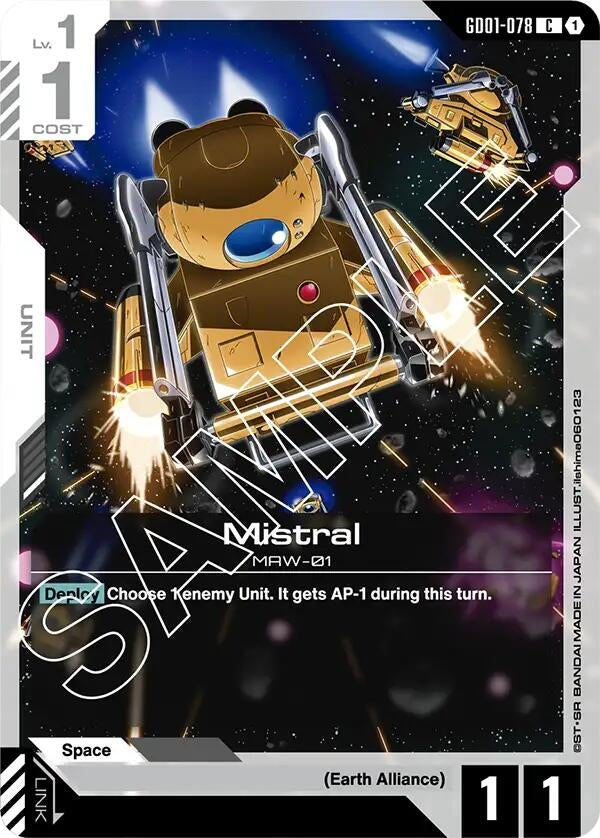 [GD01-078] Mistral (Newtype Rising)