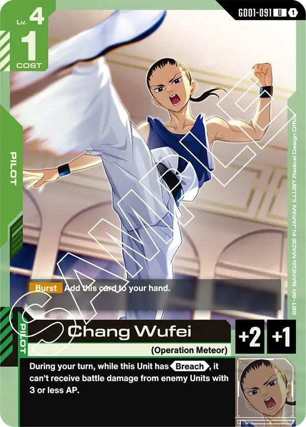 [GD01-091] Chang Wufei (Newtype Rising)