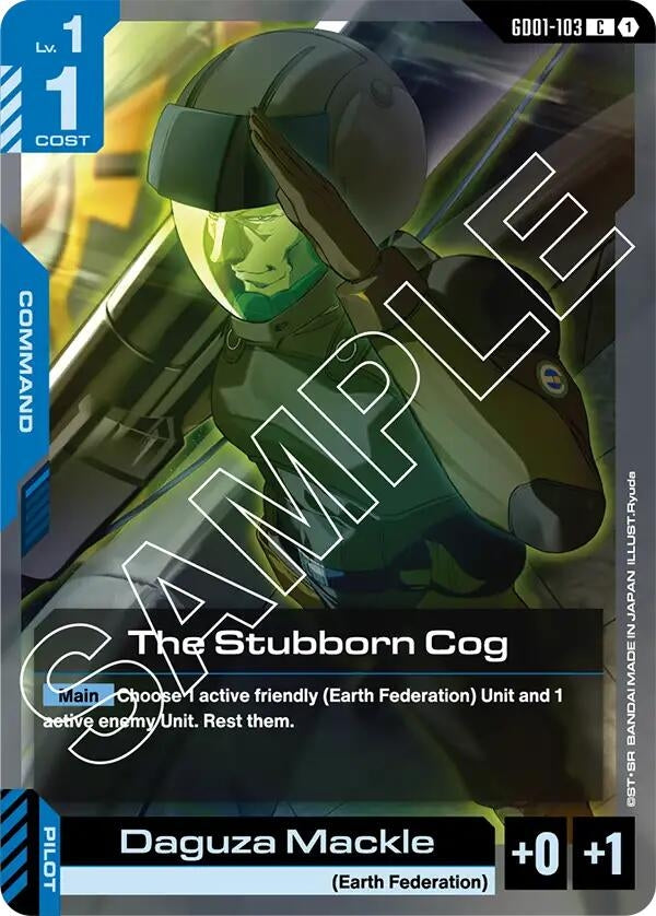[GD01-103] The Stubborn Cog (Newtype Rising)