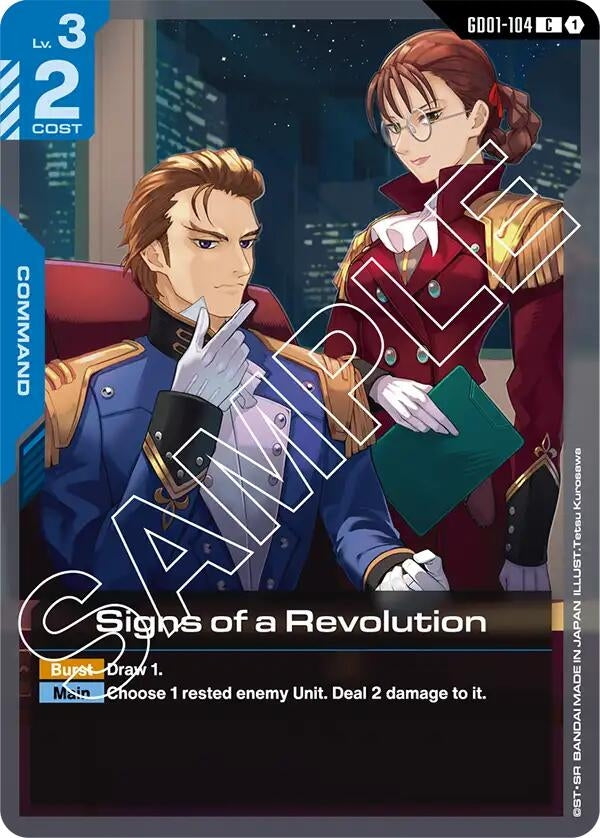 [GD01-104] Signs of a Revolution (Newtype Rising)