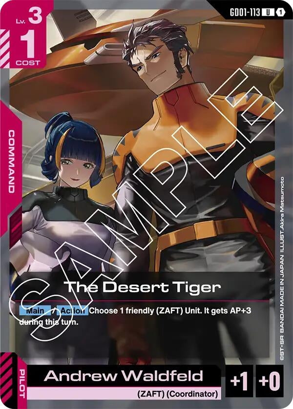 [GD01-113] The Desert Tiger (Newtype Rising)