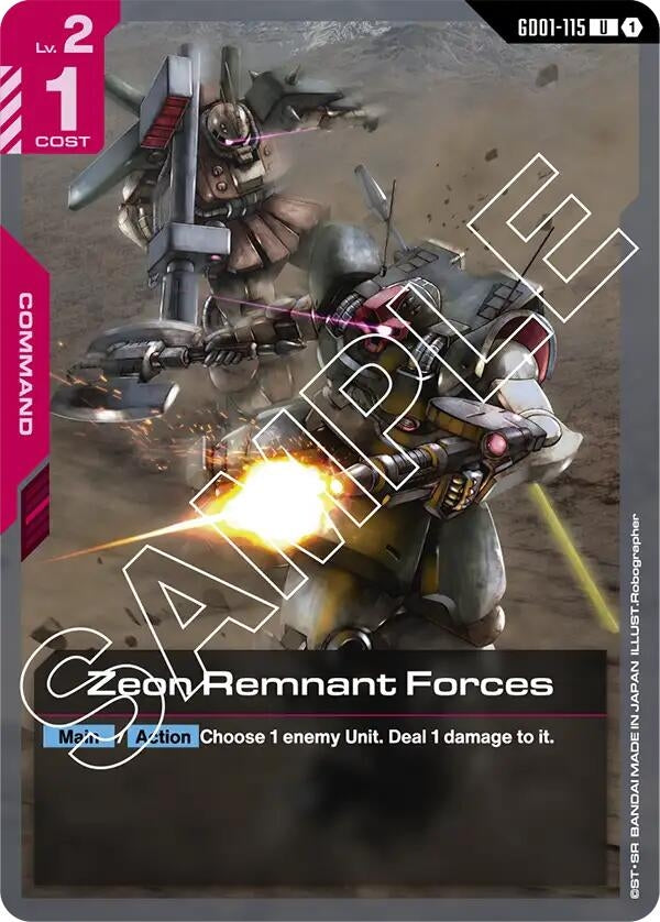 [GD01-115] Zeon Remnant Forces (Newtype Rising)