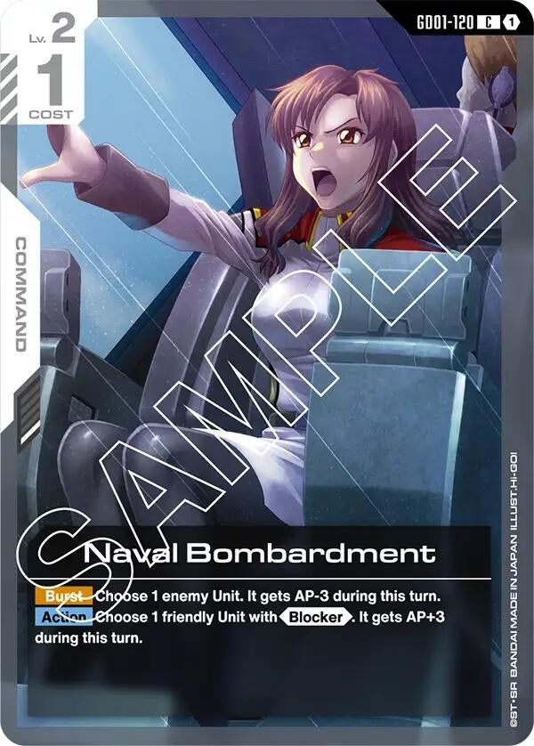 [GD01-120] Naval Bombardment (Newtype Rising)