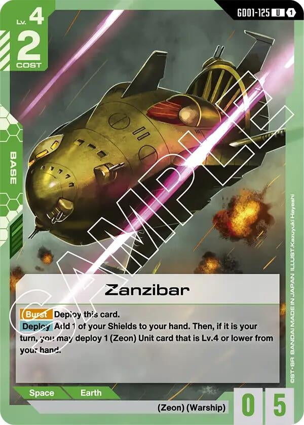 [GD01-125] Zanzibar (Newtype Rising)