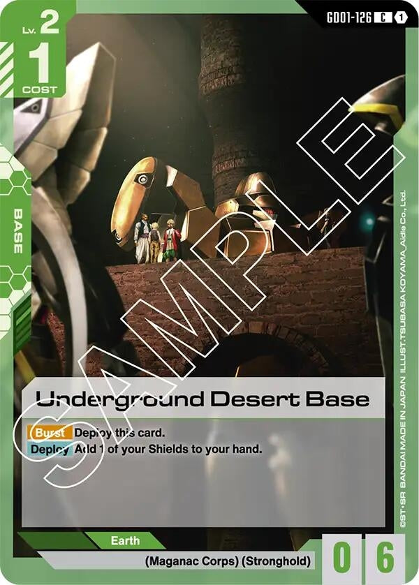 [GD01-126] Underground Desert Base (Newtype Rising)