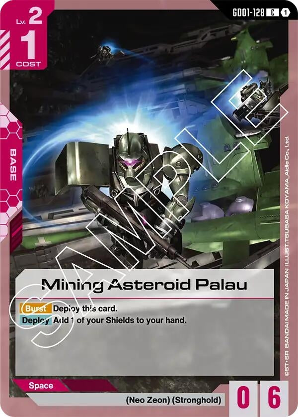 [GD01-128] Mining Asteroid Palau (Newtype Rising)