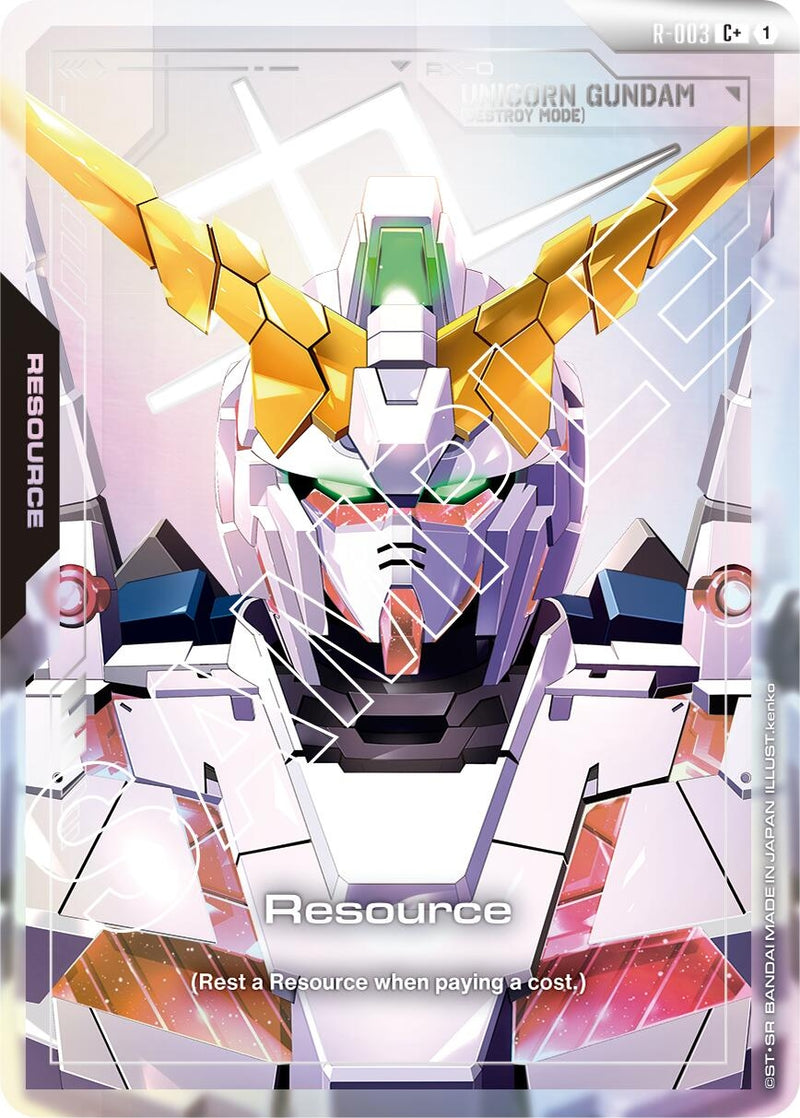 [R-003] Resource (R-003) (C+) (Newtype Rising)