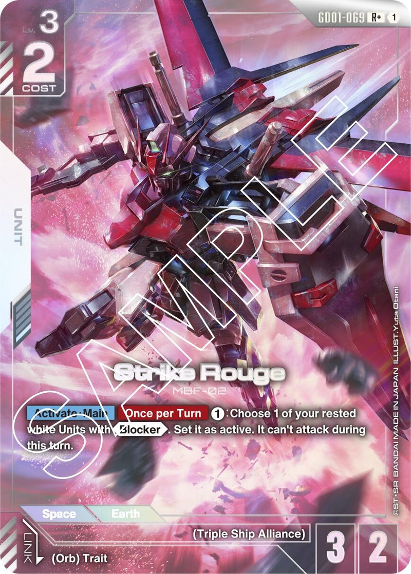 [GD01-069] Strike Rouge (R+) (Newtype Rising)