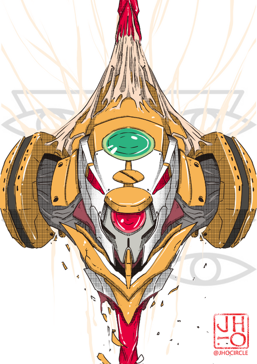 JHo | Evangelion Unit-00 | B4 Art Print