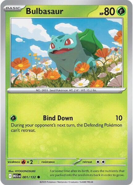 [001/132] Bulbasaur (ME01: Mega Evolution)