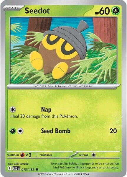 [013/132] Seedot (ME01: Mega Evolution)