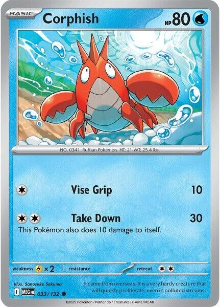 [033/132] Corphish (ME01: Mega Evolution)
