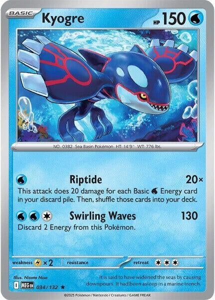 [034/132] Kyogre (ME01: Mega Evolution)