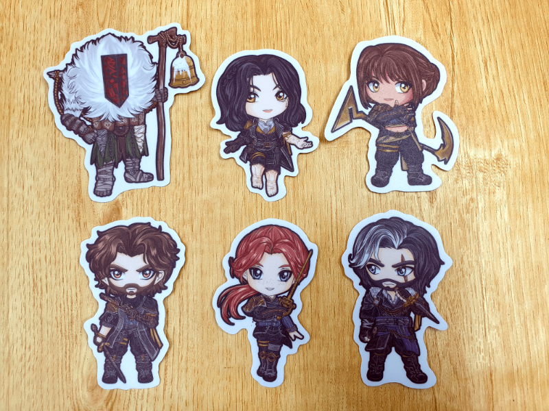 Expedition 33 Stickers Set of 6
