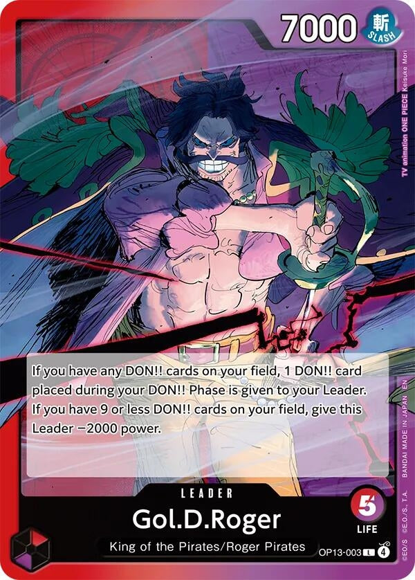[OP13-003] Gol.D.Roger (003) (Carrying On His Will)
