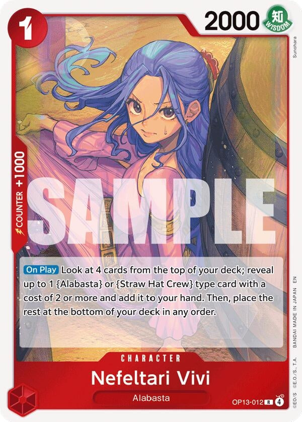 [OP13-012] Nefeltari Vivi (Carrying On His Will)