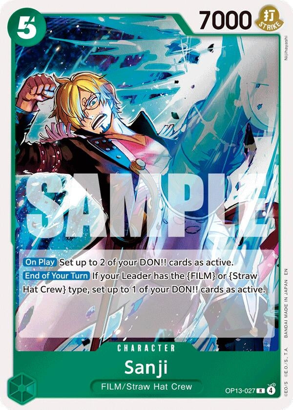 [OP13-027] Sanji (Carrying On His Will)