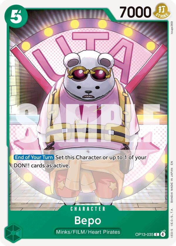 [OP13-035] Bepo (Carrying On His Will)