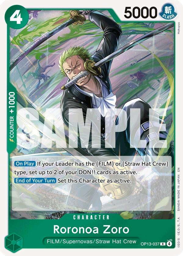 [OP13-037] Roronoa Zoro (Carrying On His Will)