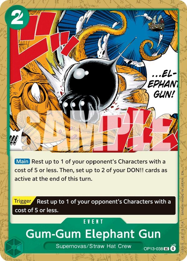[OP13-038] Gum-Gum Elephant Gun (Carrying On His Will)