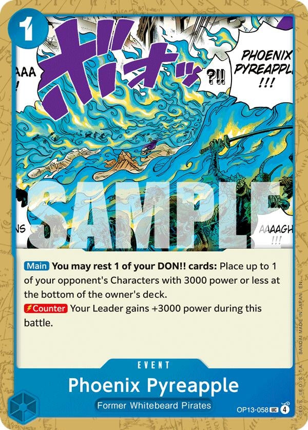 [OP13-058] Phoenix Pyreapple (Carrying On His Will)
