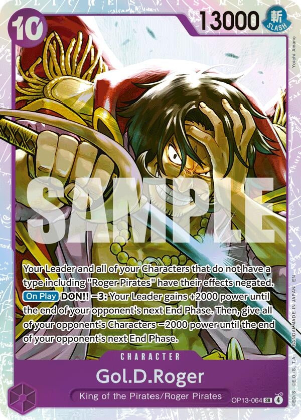 [OP13-064] Gol.D.Roger (064) (Carrying On His Will)