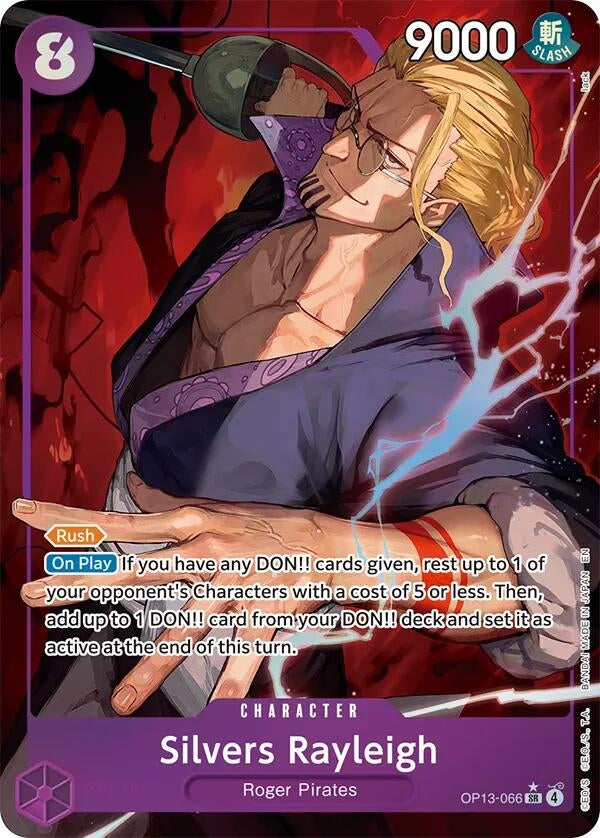 [OP13-066] Silvers Rayleigh (Alternate Art) (Carrying On His Will)