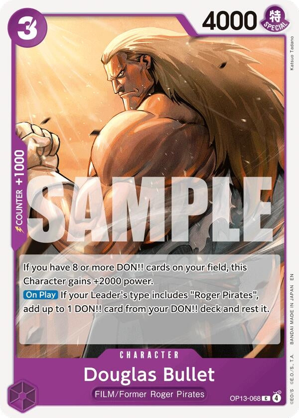 [OP13-068] Douglas Bullet (Carrying On His Will)