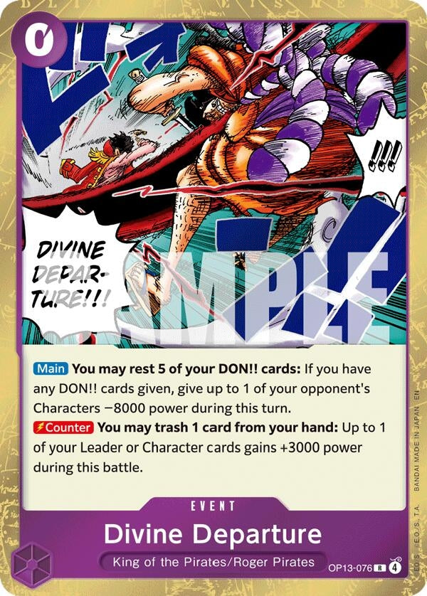 [OP13-076] Divine Departure (Carrying On His Will)