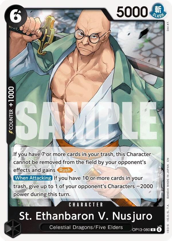 [OP13-080] St. Ethanbaron V. Nusjuro (Carrying On His Will)