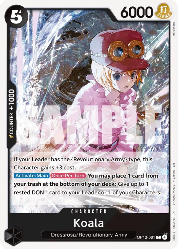 [OP13-081] Koala (Carrying On His Will)