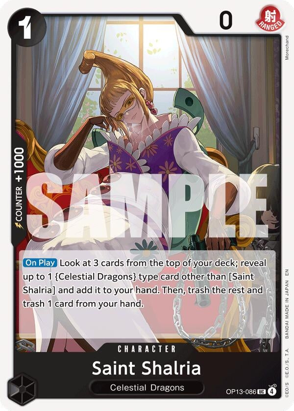 [OP13-086] Saint Shalria (Carrying On His Will)