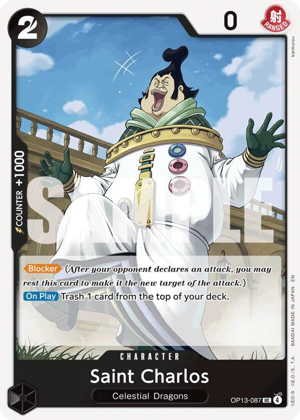 [OP13-087] Saint Charlos (Carrying On His Will)