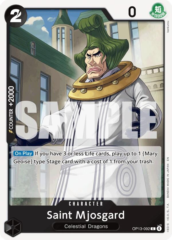 [OP13-092] Saint Mjosgard (Carrying On His Will)