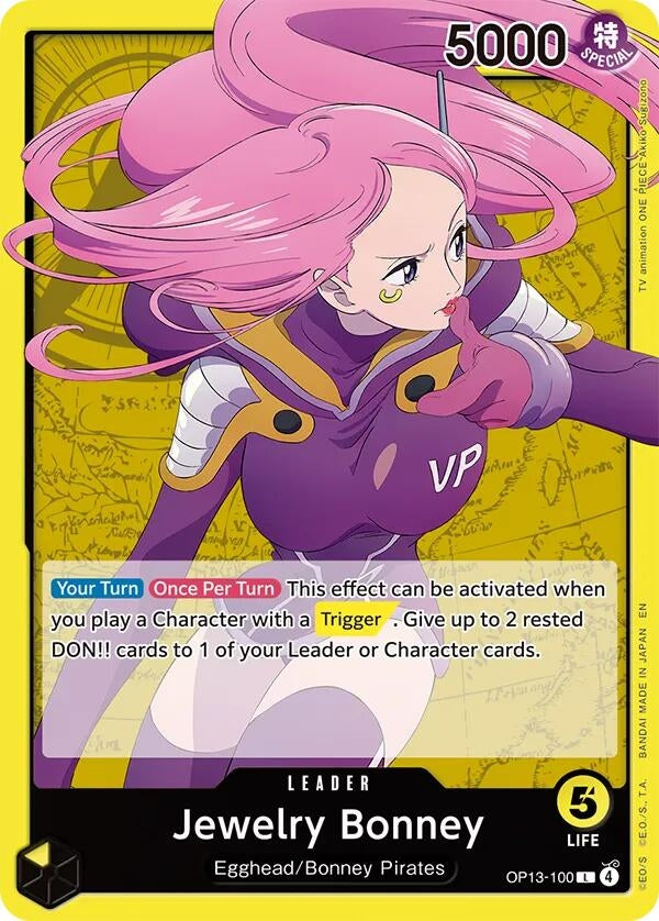 [OP13-100] Jewelry Bonney (100) (Carrying On His Will)