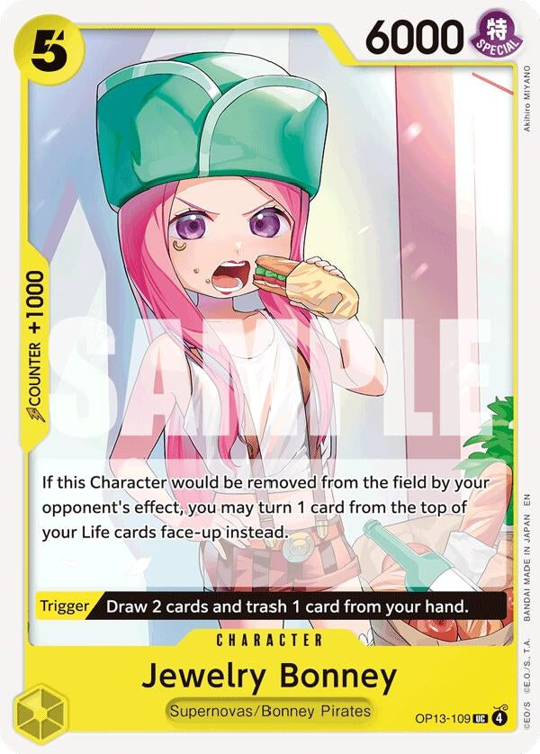 [OP13-109] Jewelry Bonney (109) (Carrying On His Will)