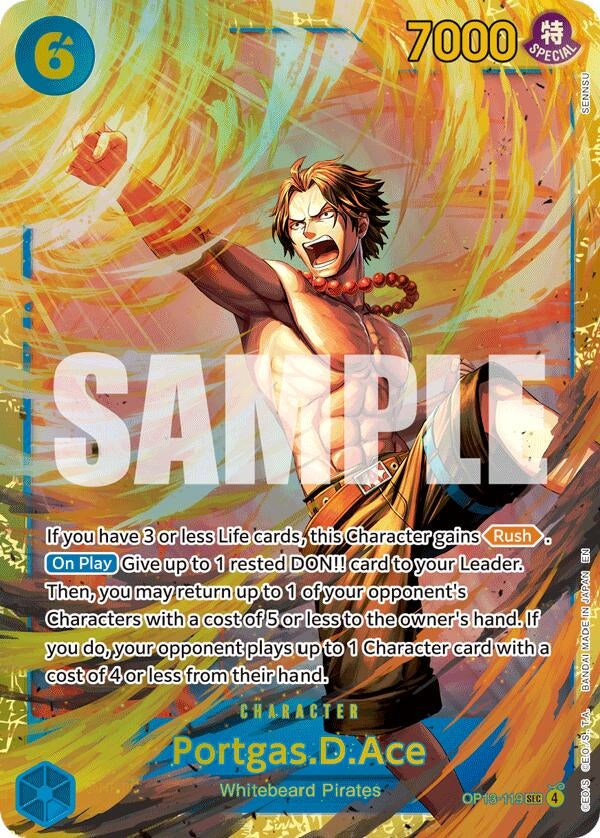 [OP13-119] Portgas.D.Ace (119) (Carrying On His Will)