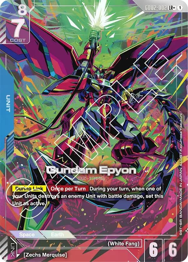 [GD02-002] Gundam Epyon (LR+) (Dual Impact)