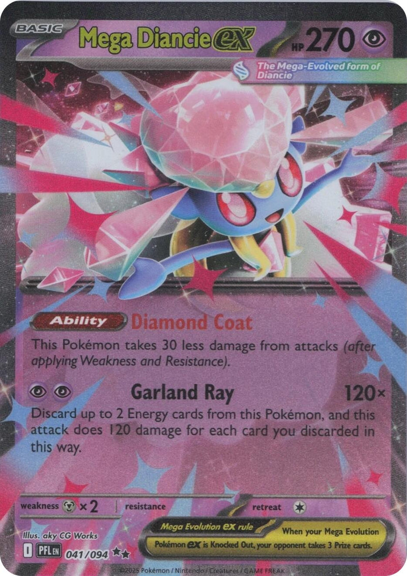 [041/094] Mega Diancie ex (ME02: Phantasmal Flames)