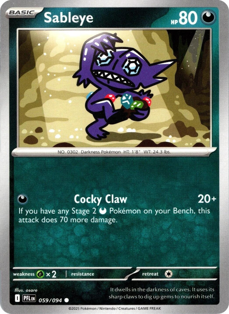 [059/094] Sableye (ME02: Phantasmal Flames)