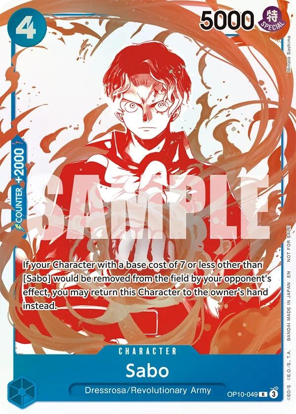 [OP10-049] Sabo - OP10-049 (3rd Anniversary Treasure Campaign Pack) (One Piece Promotion Cards)