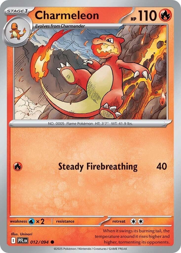 [012/094] Charmeleon (ME02: Phantasmal Flames)