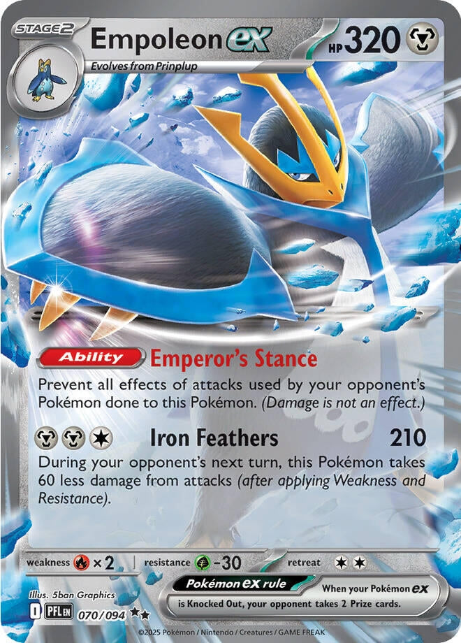 [070/094] Empoleon ex (ME02: Phantasmal Flames)
