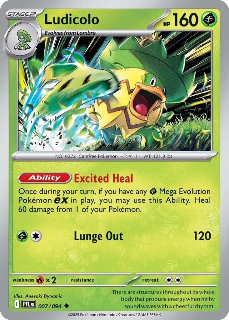 [007/094] Ludicolo (ME02: Phantasmal Flames)