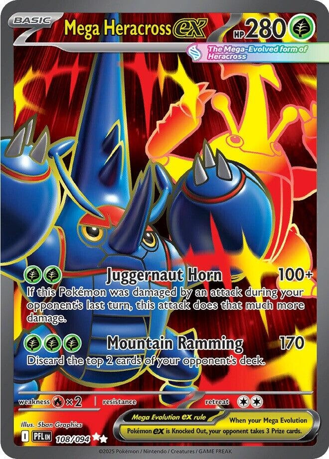 [108/094] Mega Heracross ex (ME02: Phantasmal Flames)