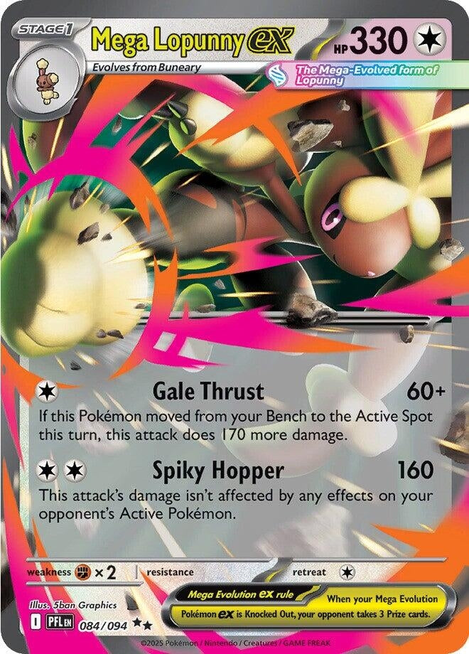 [084/094] Mega Lopunny ex (ME02: Phantasmal Flames)