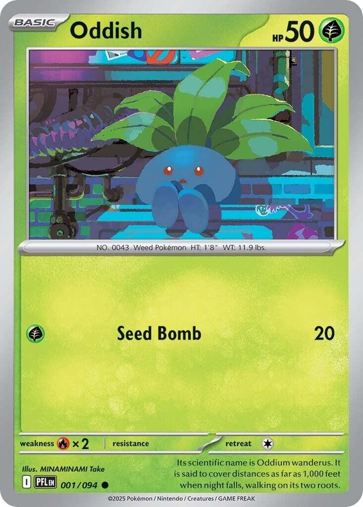 [001/094] Oddish (ME02: Phantasmal Flames)
