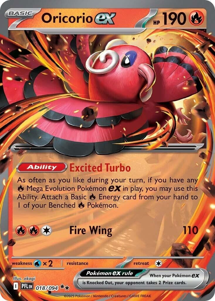 [018/094] Oricorio ex (ME02: Phantasmal Flames)