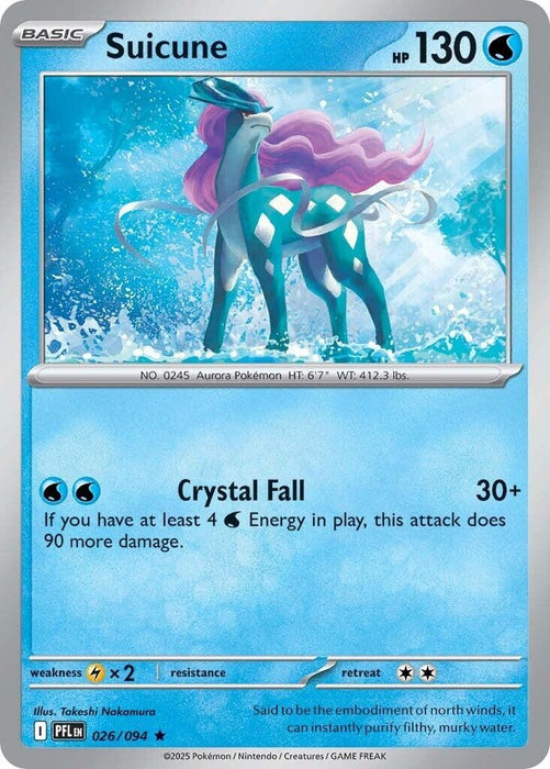 [026/094] Suicune (ME02: Phantasmal Flames)